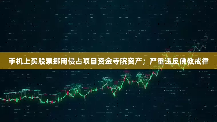 手机上买股票挪用侵占项目资金寺院资产；严重违反佛教戒律